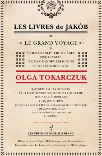 Les livres de Jakób de Olga Tokarczuk